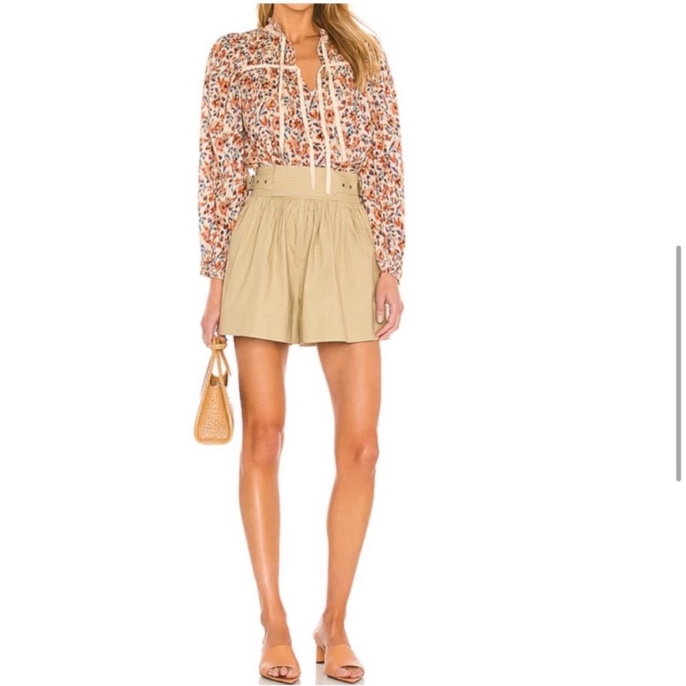 Ulla Johnson Jeanne Blouse in Pearl